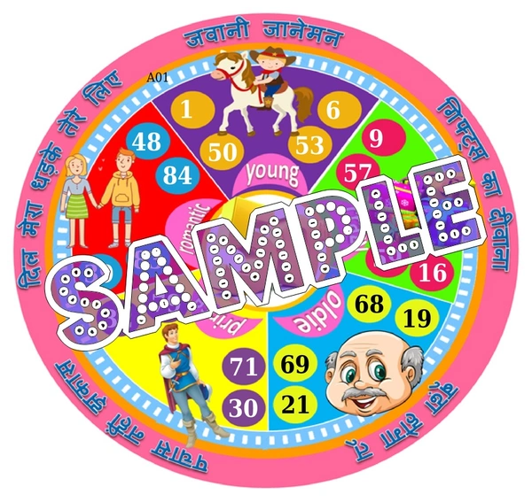 perty Birthday theme Tambola Housie (list2662_1) - 36