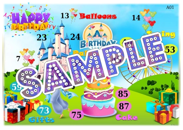perty Birthday theme Tambola Housie (list269_3) - 24