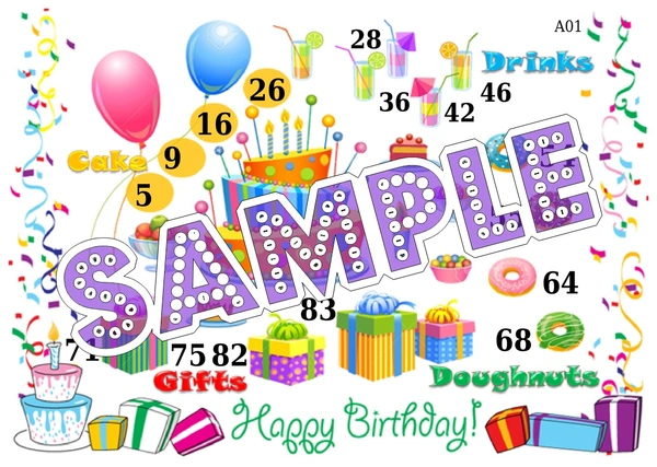 perty Birthday theme Tambola Housie (list271_3) - 24