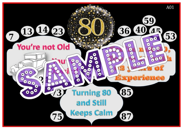 perty Birthday theme Tambola Housie (list3070_1) - 16