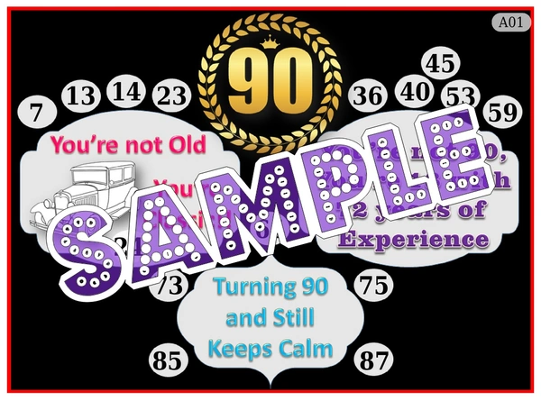 perty Birthday theme Tambola Housie (list3119_1) - 24