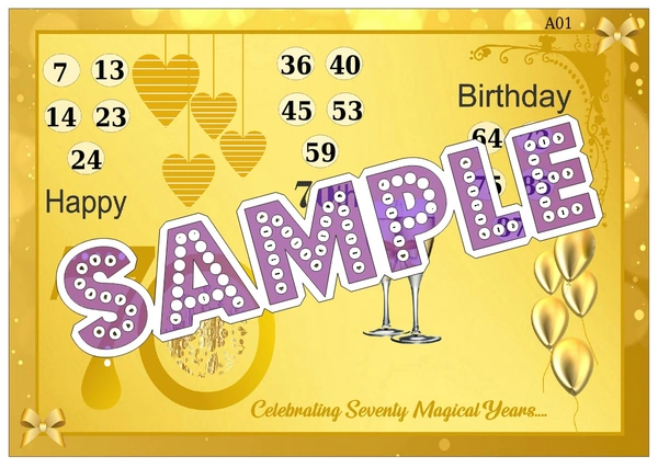 perty Birthday theme Tambola Housie (list3535_1) - 24