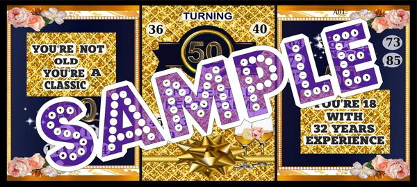 perty Birthday theme Tambola Housie (list3582_2) - 36