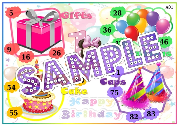 perty Birthday theme Tambola Housie (list473_2) - 16