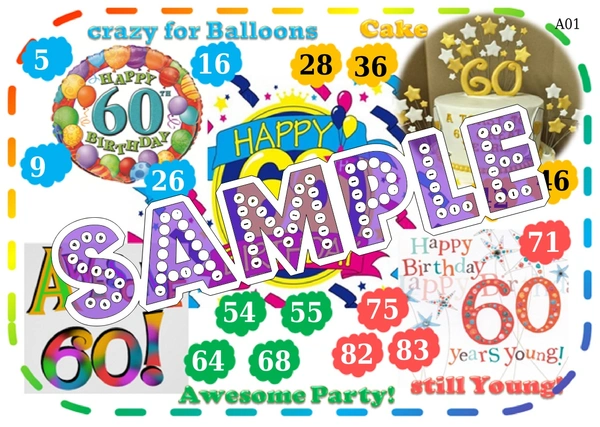 perty Birthday theme Tambola Housie (list630_2) - 16
