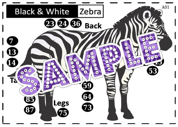 perty Black White theme Tambola Housie (list413_2) - 16