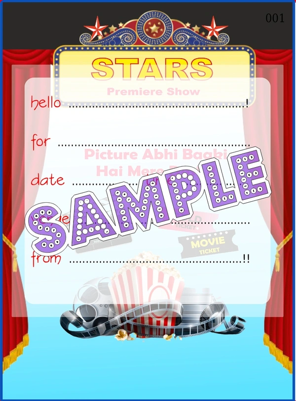 perty Bollywood theme Cards (list3732_1) - 48
