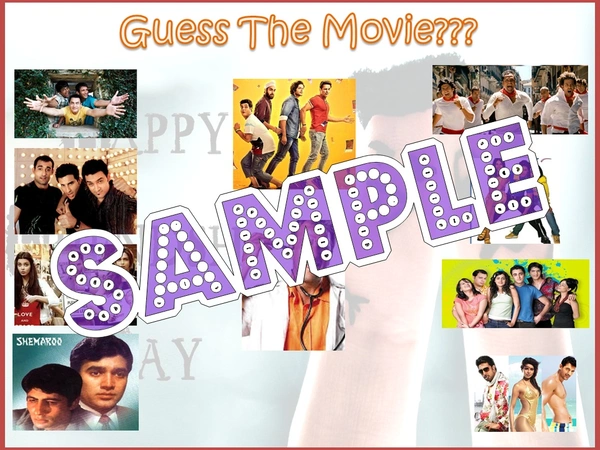 perty Bollywood theme Paper Games (list1790_1) - 12
