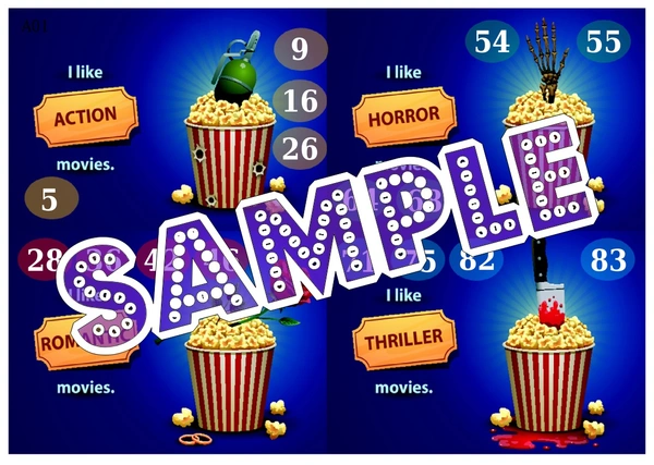 perty Bollywood theme Tambola Housie (list2322_1) - 48