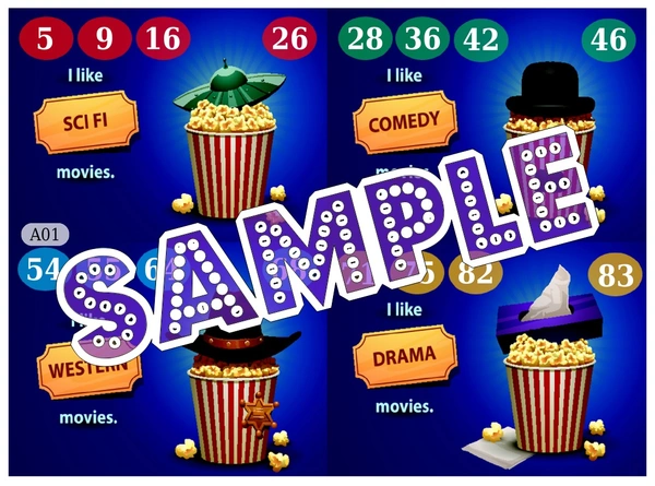 perty Bollywood theme Tambola Housie (list2323_1) - 48