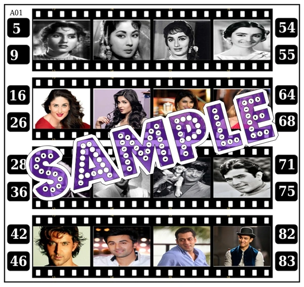 perty Bollywood theme Tambola Housie (list2530_1) - 12