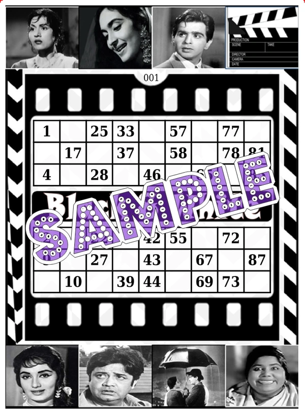 perty Bollywood theme Tambola Housie (list2958_1) - 24