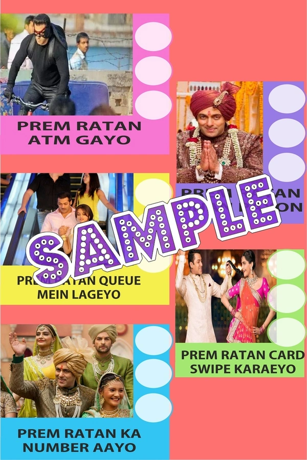 perty Bollywood theme Tambola Housie (list3586_1) - 48