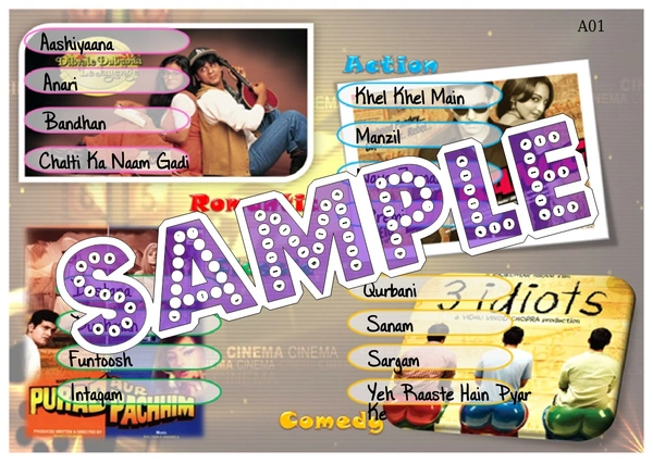 perty Bollywood theme Tambola Housie (list769_1) - 16
