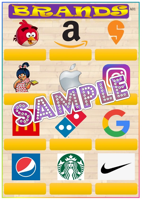 perty Brand theme Paper Games (list1608_2) - 12