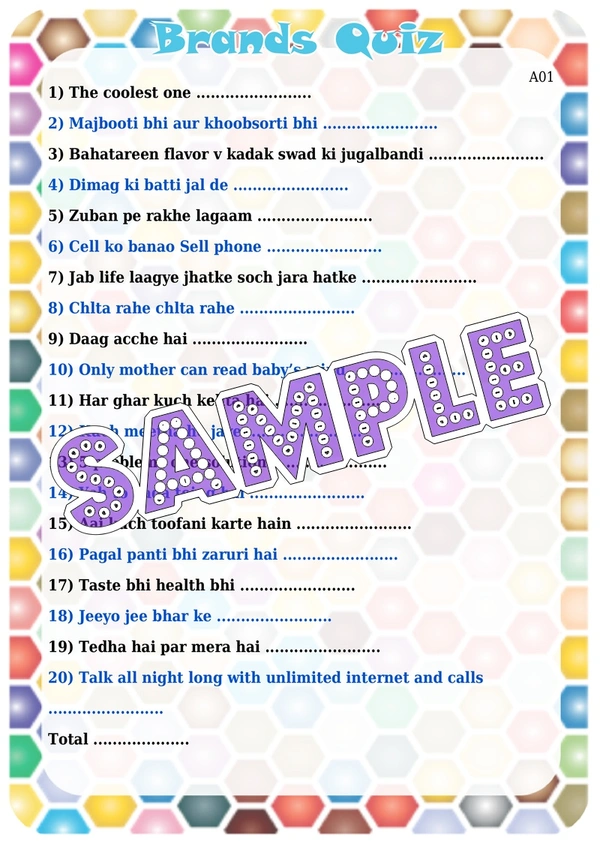 perty Brand theme Paper Games (list1687_1) - 8