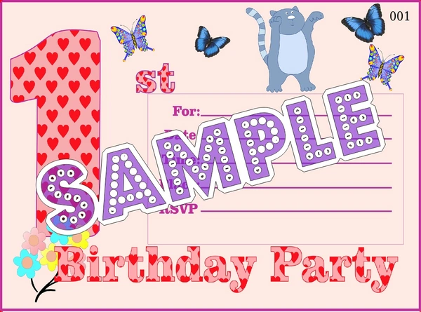 perty Butterfly theme Cards (list3464_1) - 24