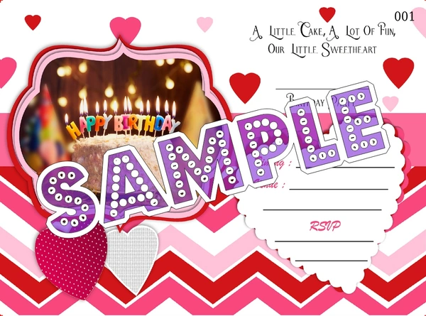 perty Cake theme Cards (list3406_1) - 16