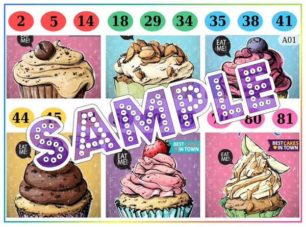 perty Cake theme Tambola Housie (list2266_1) - 48