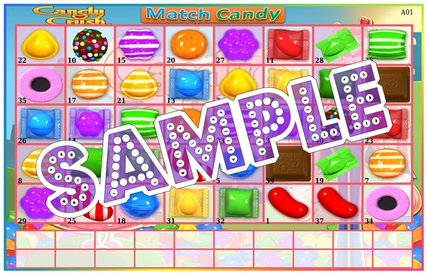 perty Candy Crush theme Paper Games (list1762_1) - 8