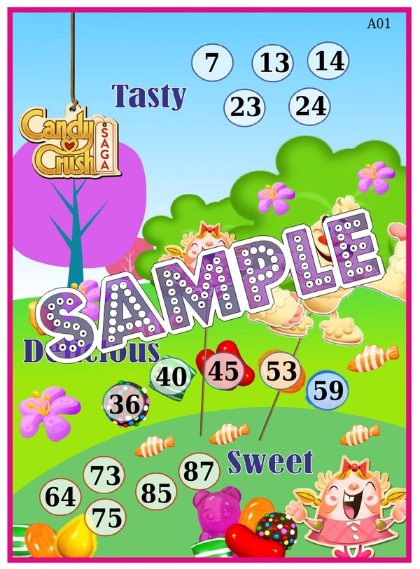 perty Candy Crush theme Tambola Housie (list1091_1) - 24