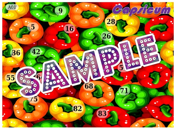 perty Capsicum theme Tambola Housie (list2425_1) - 16