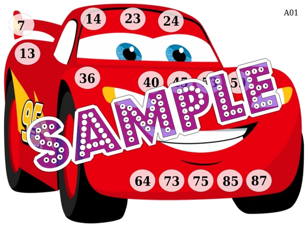 perty Car theme Tambola Housie (list1424_1) - 24