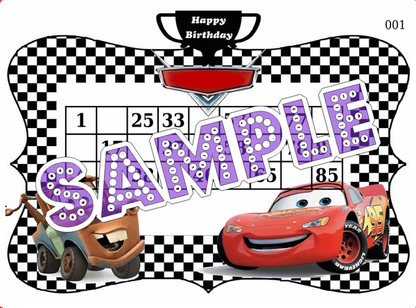 perty Car theme Tambola Housie (list1496_1) - 48