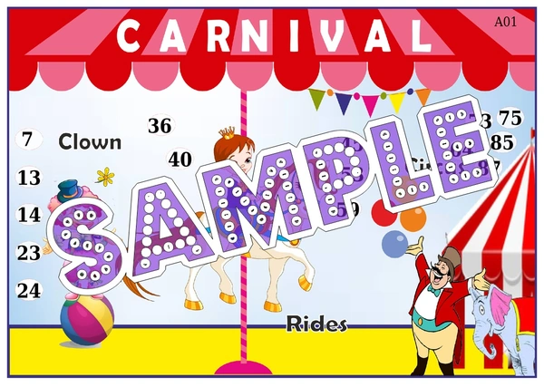 perty Carnival theme Tambola Housie (list1491_1) - 16