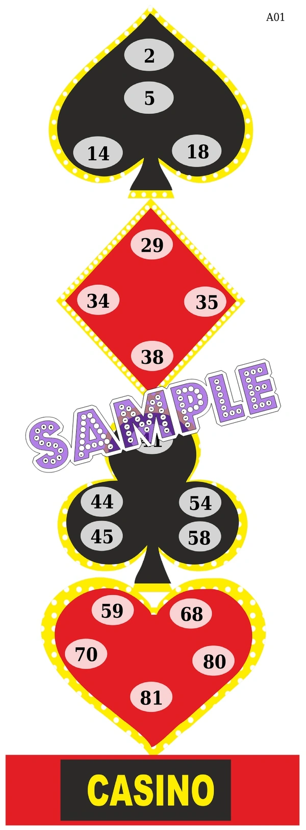 perty Casino theme Tambola Housie (list1480_1) - 8