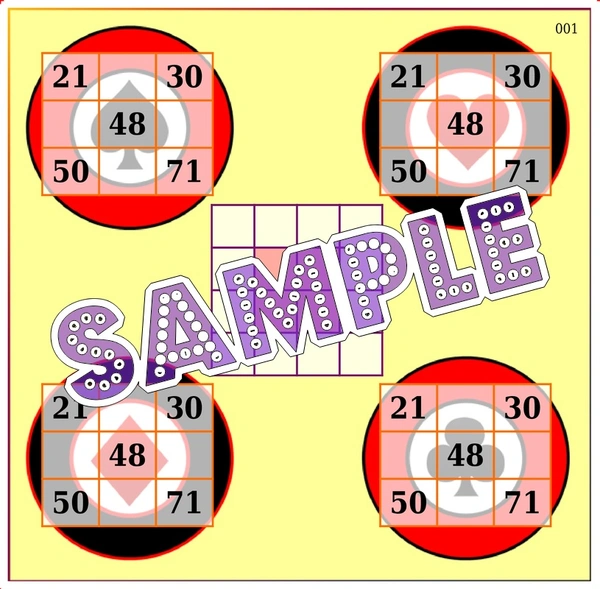 perty Casino theme Tambola Housie (list3074_1) - 12