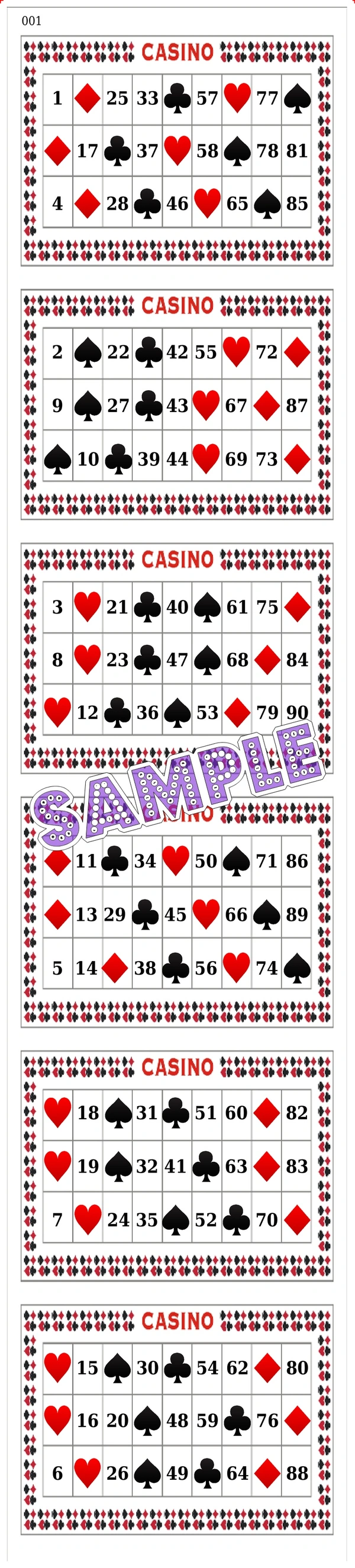 perty Casino theme Tambola Housie (list3273_1) - 6