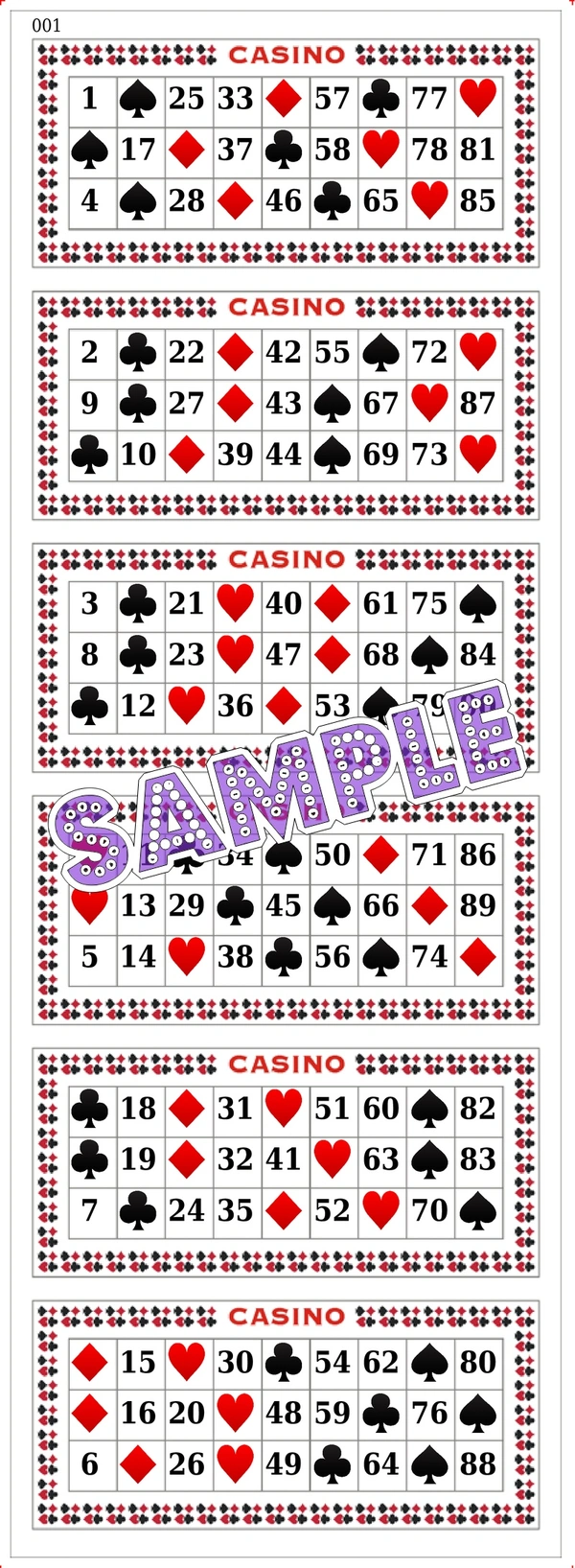 perty Casino theme Tambola Housie (list3273_2) - 12