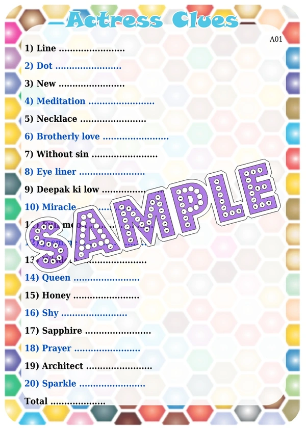 perty Celebrity theme Paper Games (list1685_1) - 8