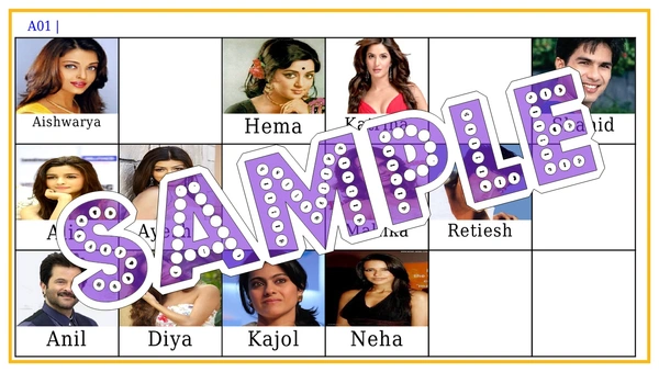 perty Celebrity theme Tambola Housie (list478_1) - 30