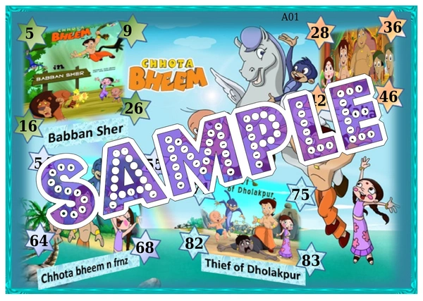 perty Chhota Bheem theme Tambola Housie (list187_4) - 48