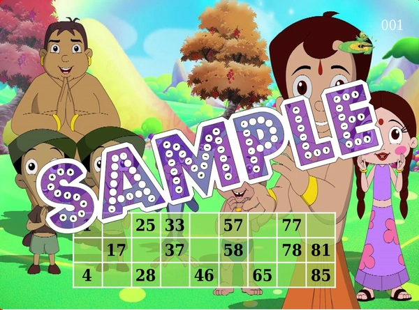 perty Chhota Bheem theme Tambola Housie (list2957_1) - 24