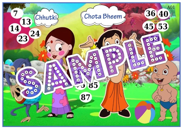 perty Chhota Bheem theme Tambola Housie (list3502_1) - 48