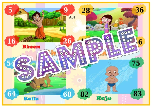 perty Chhota Bheem theme Tambola Housie (list781_1) - 16