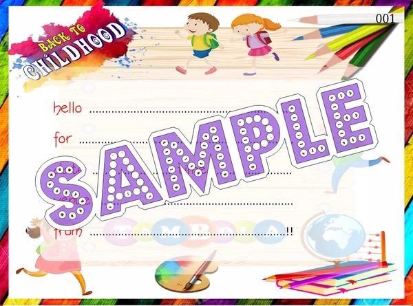 perty Childhood theme Cards (list3741_1) - 48