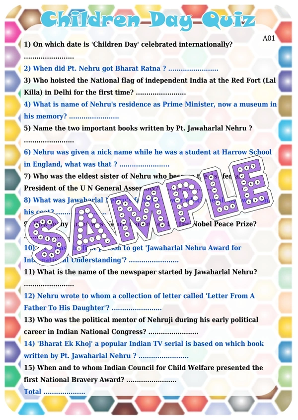 perty Children Day theme Paper Games (list1693_1) - 8