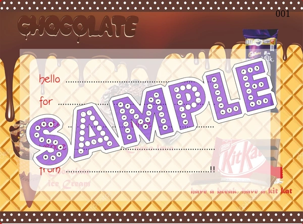 perty Chocolate theme Cards (list3744_1) - 48