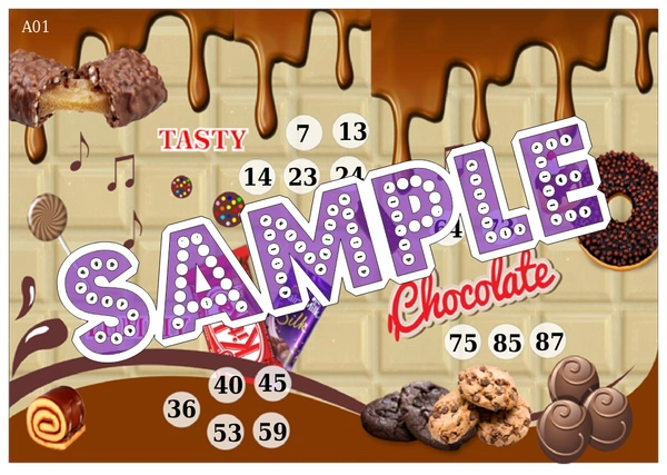 perty Chocolate theme Tambola Housie (list1165_1) - 24
