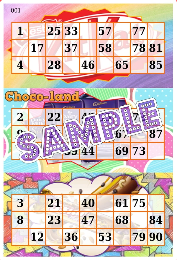 perty Chocolate theme Tambola Housie (list2608_3) - 18