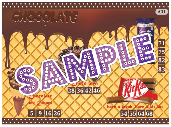 perty Chocolate theme Tambola Housie (list2995_1) - 24