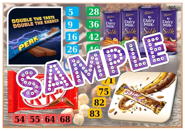 perty Chocolate theme Tambola Housie (list519_2) - 48
