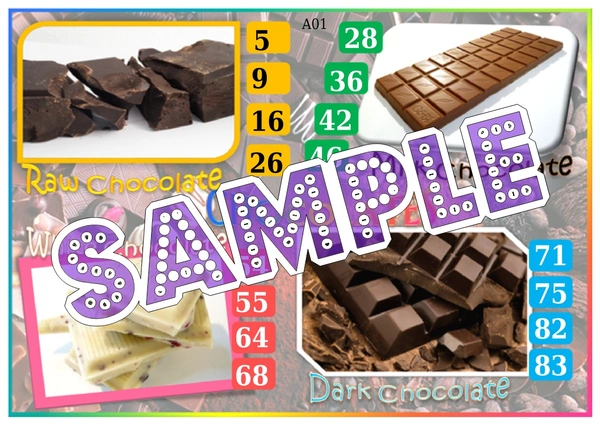 perty Chocolate theme Tambola Housie (list520_2) - 48