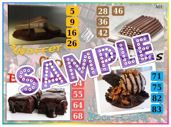 perty Chocolate theme Tambola Housie (list521_2) - 16