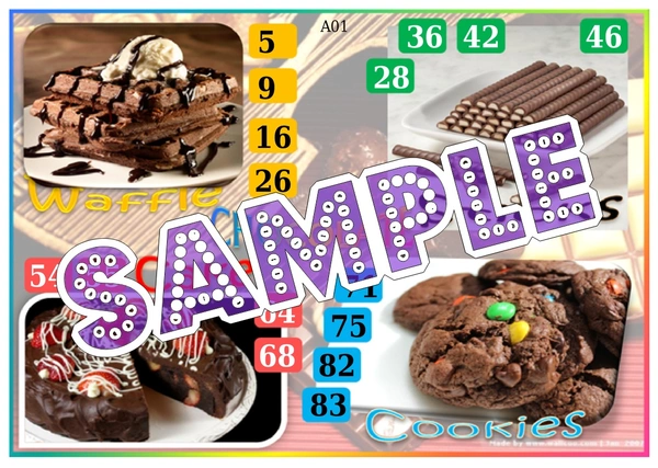 perty Chocolate theme Tambola Housie (list522_2) - 48