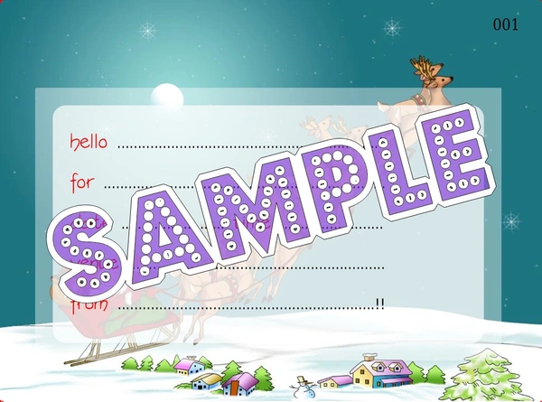 perty Christmas theme Cards (list3746_1) - 24